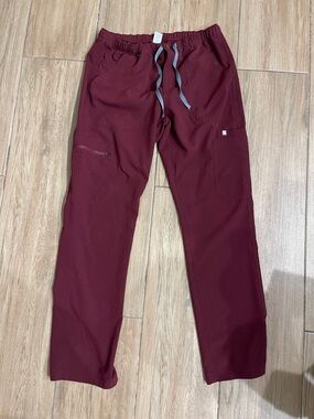 Men's Figs Scrub Pants - Burgundy